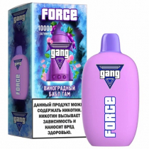 Электронная сигарета GANG FORCE 10000 - Виноградный Бабл Гам