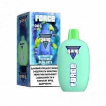 Электронная сигарета GANG FORCE 10000 - голубика лайм мята